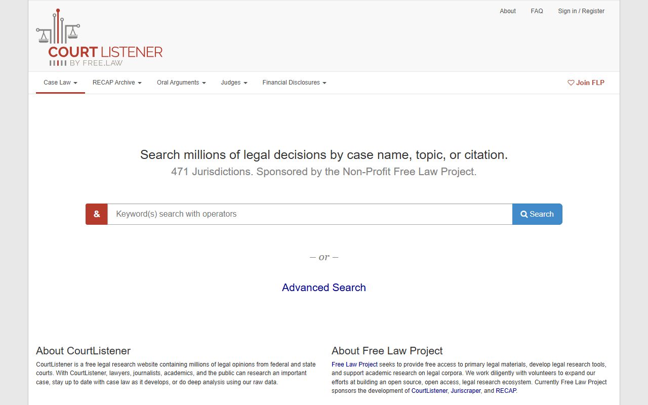 Martin County court dockets CourtListener federal docket alternative