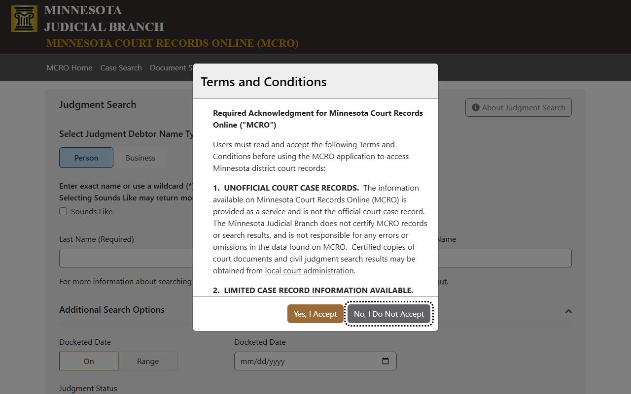 Martin County Court records judgment and payment lookup