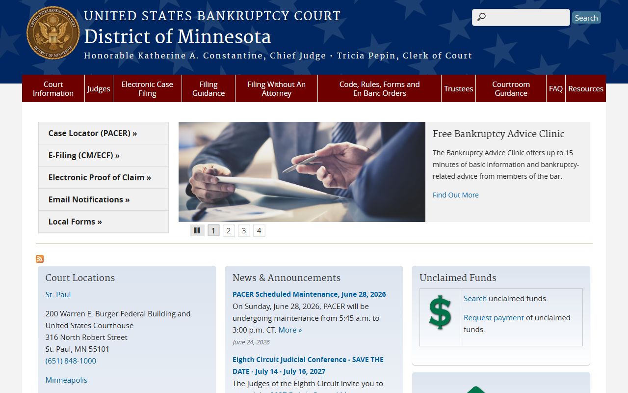 Martin County probate records U.S. Bankruptcy Court page